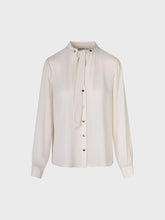 Camicia tripla georgette panna - Bluse e Camicie | Sandro Ferrone