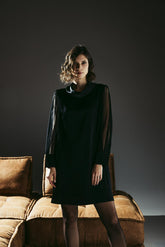 Abito tulle e raso nero - Special Outfit | Sandro Ferrone