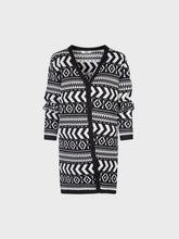 Cardigan ikat nero e bianco - Tutti i Prodotti | Sandro Ferrone