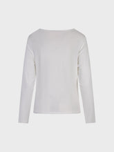 Maglia comby con spacchi laterali panna - Body e Top | Sandro Ferrone