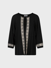 Cardigan jacquard bicolore nero e beige - NERO-BEIGE | Sandro Ferrone