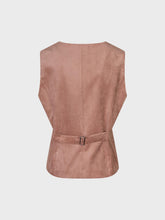 Gilet velluto millerighe color blush - Linea Lola | Sandro Ferrone