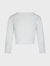 Cardigan light sequins bianco in viscosa - Nuova Collezione | Sandro Ferrone