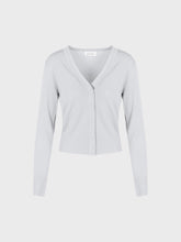 Cardigan in viscosa con scollo v - Maglieria | Sandro Ferrone