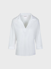 Camicia popeline bianco con colletto in cotone - BIANCO | Sandro Ferrone