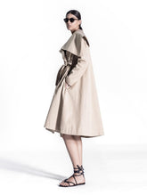 Trench poly cotton beige in cotone - Nuova Collezione | Sandro Ferrone