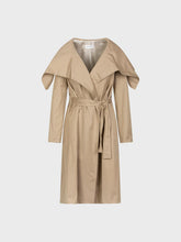 Trench poly cotton beige in cotone - Nuova Collezione | Sandro Ferrone