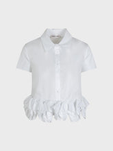 Camicia bianco in cotone - BIANCO | Sandro Ferrone