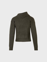 Maglia con  collo alto in costa inglese - MILITARE | Sandro Ferrone
