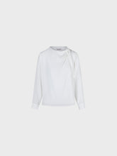 Camicia con scollo tondo e sciarpina - Bluse e Camicie | Sandro Ferrone
