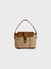 Borsa a mano in pelle e rafia - Saldi Accessori | Sandro Ferrone