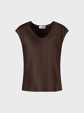 Top scollo a v in doppio satin - Nuova Collezione | Sandro Ferrone
