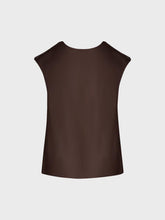 Top scollo a v in doppio satin - Nuova Collezione | Sandro Ferrone