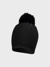 Cappello cuffia con pon pon - NERO | Sandro Ferrone