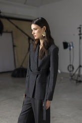 Blazer in misto lana gessata - Nuova Collezione Sandro Ferrone | Sandro Ferrone
