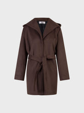 Cappotto con cappuccio e cinta - Nuova Collezione Lola | Sandro Ferrone
