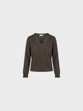 Maglia con scollo a v con lurex - Abbigliamento | Sandro Ferrone