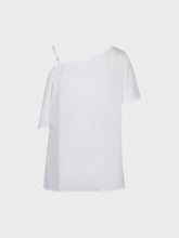 Blusa in doppia georgette - BIANCO | Sandro Ferrone