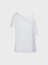Blusa in doppia georgette - BIANCO | Sandro Ferrone