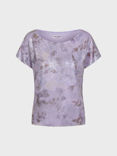 T-shirt fiore sfumato lilla - LILLA | Sandro Ferrone