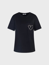 T-shirt nero in cotone - NERO | Sandro Ferrone