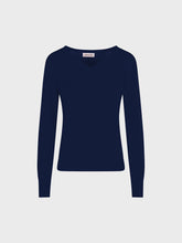 Maglia viscosa crepe tricot blu in viscosa - BLU | Sandro Ferrone